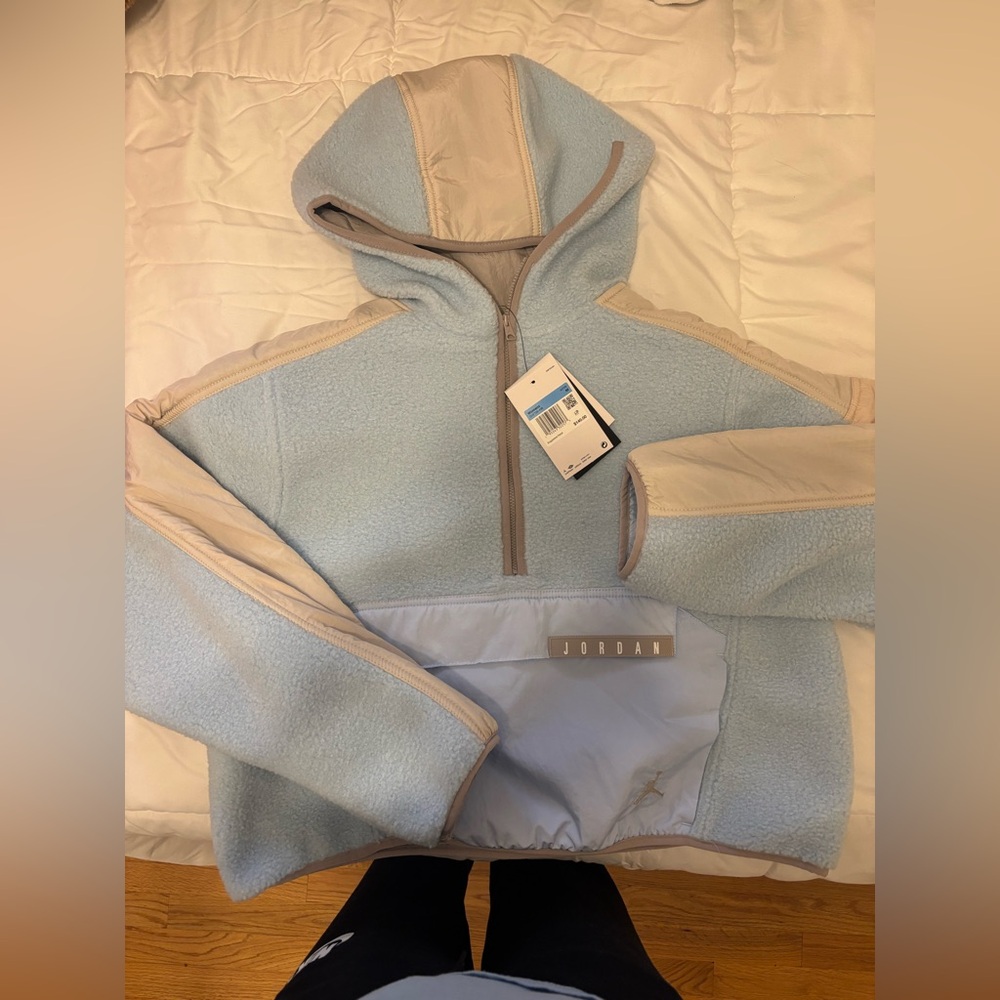 Nike Air Jordan sherpa quarter zip